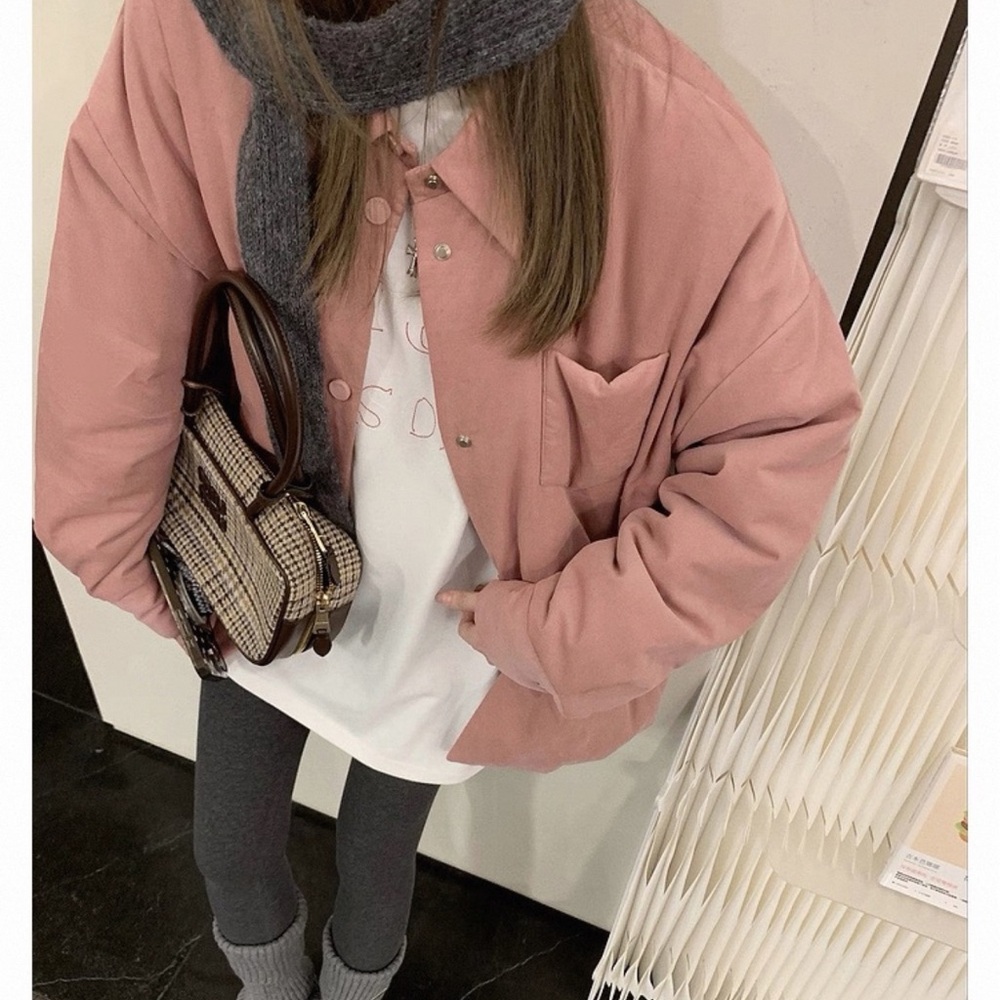 Boutique Women's Pink Corduroy Jacket